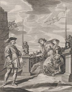 Planche 6 : Ferdinand recevant les clés de la ville de Gand, de Guillielmus Becanus
