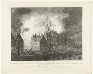 Incendie dans la Pottebakkerssteeg à Rotterdam, 1779