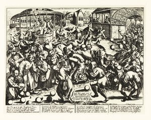 Fête des fous, Moyen Âge. 1906 (lithographie)