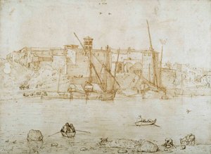 Vue de la Ripa Grande, Rome