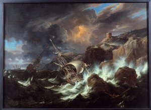 Tempête sur la mer