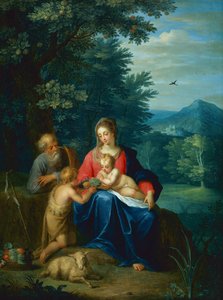 La Sainte Famille avec l