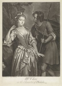 Actrice Catherine Clive dans le rôle de Phillida - Pieter van Bleeck