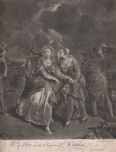 Madame Cibber dans le rôle de Cordelia dans la pièce King Lear, Acte III