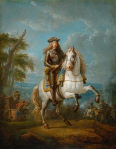 Portrait équestre de Charles VI, empereur du Saint-Empire romain germanique - Pieter van Bloemen
