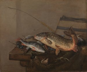 Nature morte avec des poissons