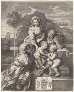 Sainte Famille avec Élisabeth et Jean-Baptiste