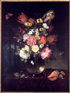Vase et fleurs, 1655 - Pieter van de Venne