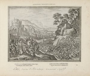 Loth emmené hors de Sodome - Pieter van der Borcht (I)