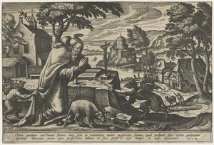La tentation de saint Antoine - Pieter van der Borcht (I)