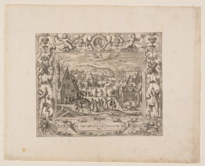 Janvier, tiré des Douze Mois - Pieter van der Borcht