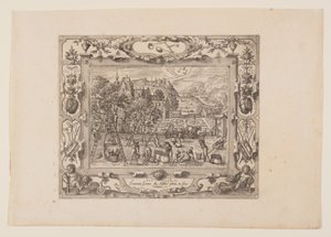 Octobre, tiré des Douze Mois - Pieter van der Borcht
