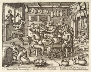 La cuisine grasse, pub. vers 1585