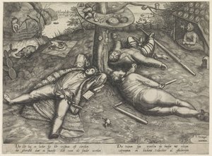 Pays de Cocagne - Pieter van der Heyden (attributed to)