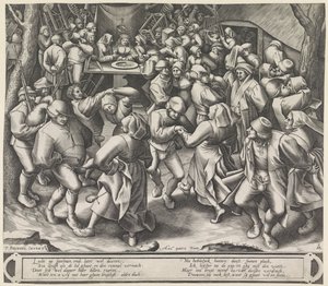 Danse à un mariage paysan - Pieter van der Heyden