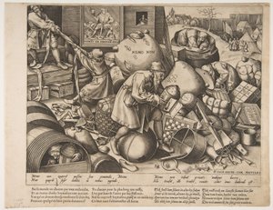 Everyman, vers 1558 - Pieter van der Heyden