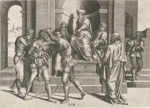 Arrestation de Jean-Baptiste - Pieter van der Heyden