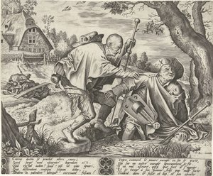 Parabole des deux aveugles - Pieter van der Heyden