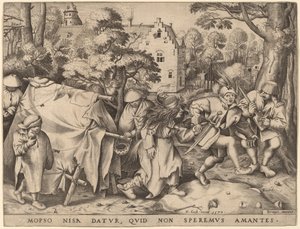 Le mariage de Mopsus et Nisa - Pieter van der Heyden after Pieter Bruegel the Elder