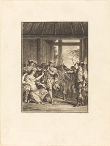 La découverte du nouveau monde - Pietro Antonio Martini after Jean Michel Moreau