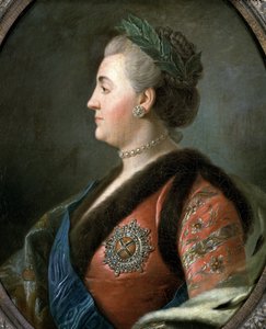 Portrait de Catherine II la Grande, impératrice de Russie