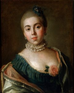 Portrait de la comtesse Anna Golitsyna, baronne Stroganova, 1759