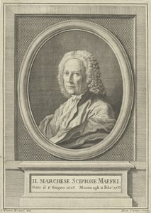 Portrait du poète Scipione Maffei - Pietro Antonio Rotari