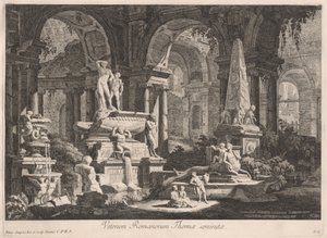 Thermes semi-ruinés des anciens Romains