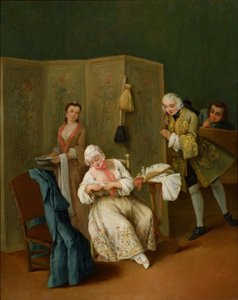Des messieurs sans scrupules. - Pietro Longhi