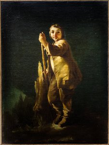 Berger debout, vers 1740 (Huile sur toile) - Pietro Longhi