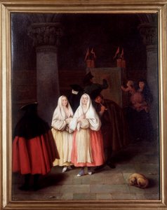 Le cosmorama, exposition de tableaux en perspective