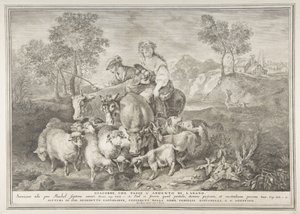 Jacob gardant le troupeau de Laban, 1743-63