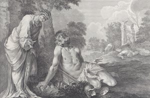Job réprimandé par sa femme, 1730-1739