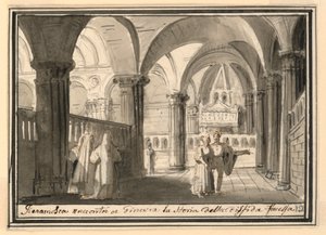 Décor de scène, intérieur d