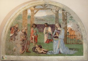 Adoration des bergers - Pietro Perugino