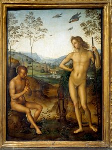 Apollon et Marsyas - Pietro Perugino