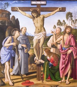 Crucifixion avec saint et le bienheureux Giovanni Colombini