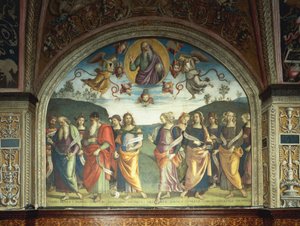 Saint-Père avec prophètes et sibylles