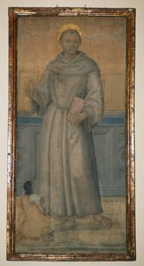 Saint Antoine de Padoue et Bartolomeo di Maraglia de Pérouse, vers 1512, peint par Pietro Vannucci, dit Le Pérugin