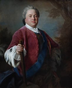 Allemand : Kurprinz Friedrich Christian von Sachsen (1722-1763) Electeur Frédéric Christian de Saxe (1722-1763) - Pietro Rotari