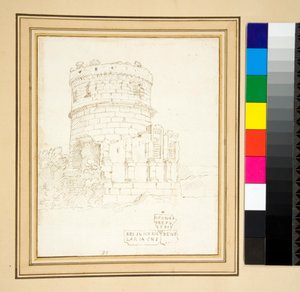 Croquis du tombeau des Plautii