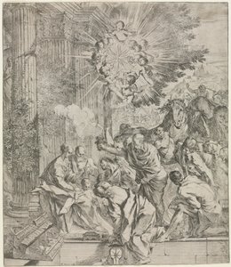 Adoration des mages - Pietro Testa