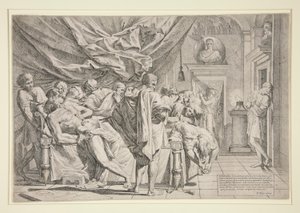 Mort de Caton - Pietro Testa