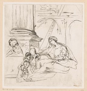 Sainte Famille avec deux enfants