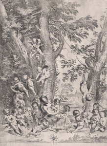 Le jardin de la charité, vers 1631-1637 - Pietro Testa