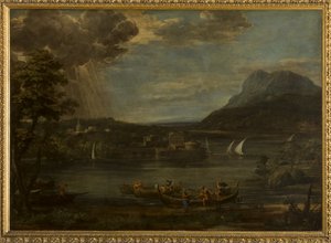 Paysage avec la vocation de Saint Pierre