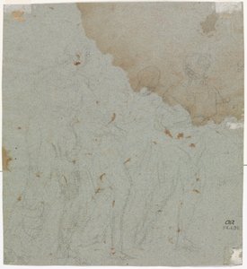 Esquisse pour Lot et ses filles, 1600s - Pietro da Cortona