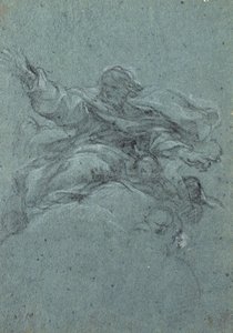 Étude de Dieu le Père - Pietro da Cortona
