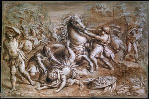 La conversion de Saint Paul, XVIIe siècle - Pietro da Cortona
