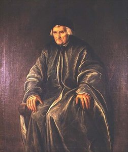 Portrait du Dr Zaccaria dal Pozzo (d.1561), âgé de 102 ans - Pietro de Mariscalchi